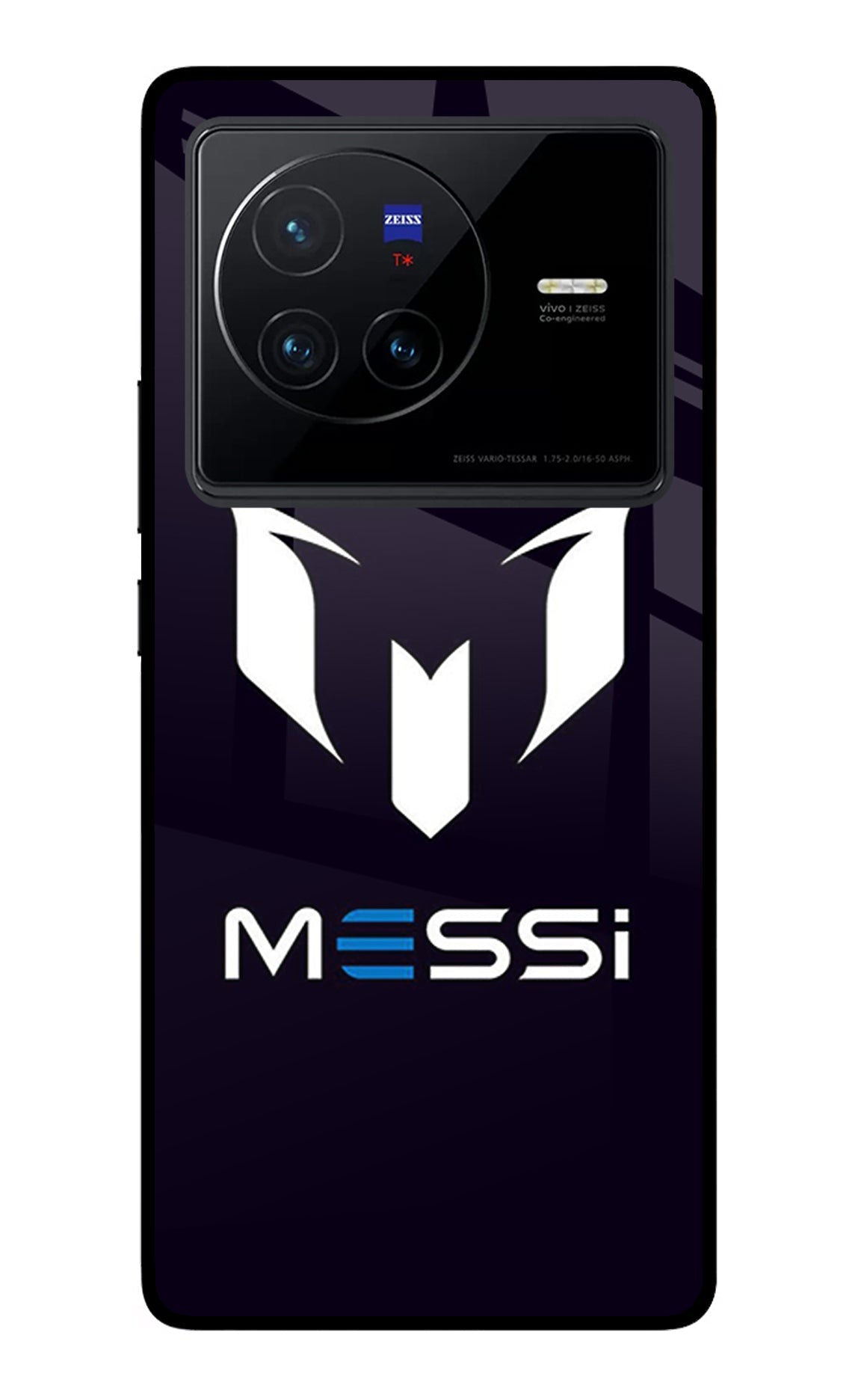 Messi Logo Vivo X80 Glass Case
