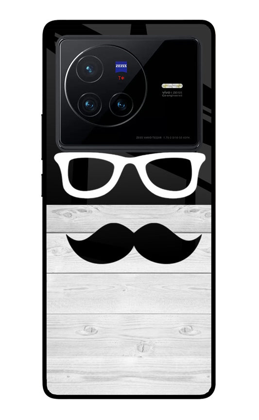 Mustache Vivo X80 Glass Case
