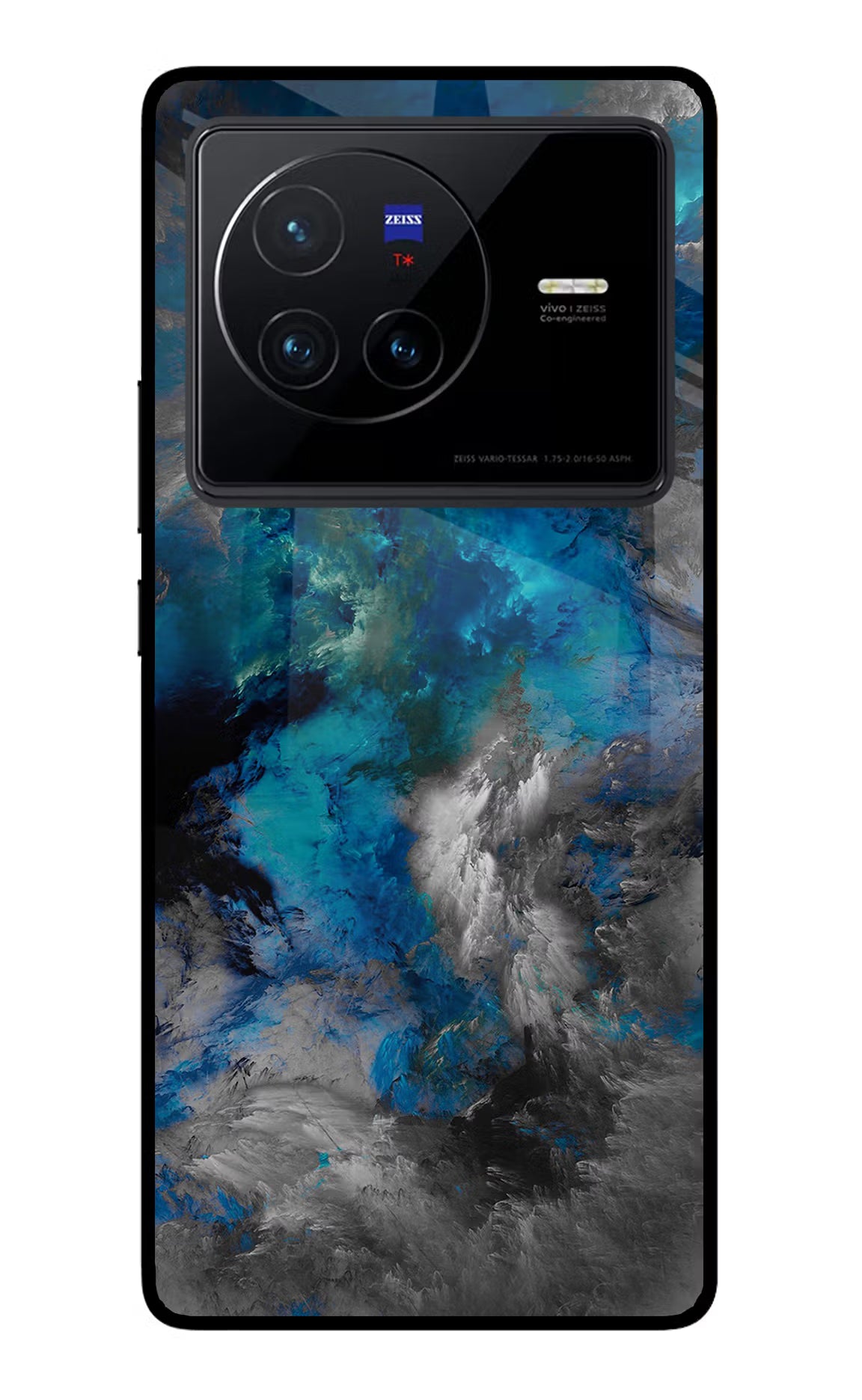 Artwork Vivo X80 Glass Case Back Cover by Casekaro