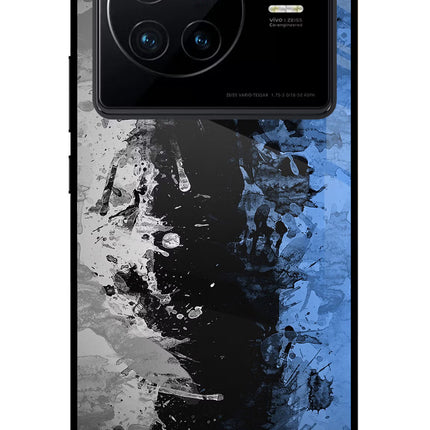 Artistic Design Vivo X80 Glass Case Back Cover by Casekaro