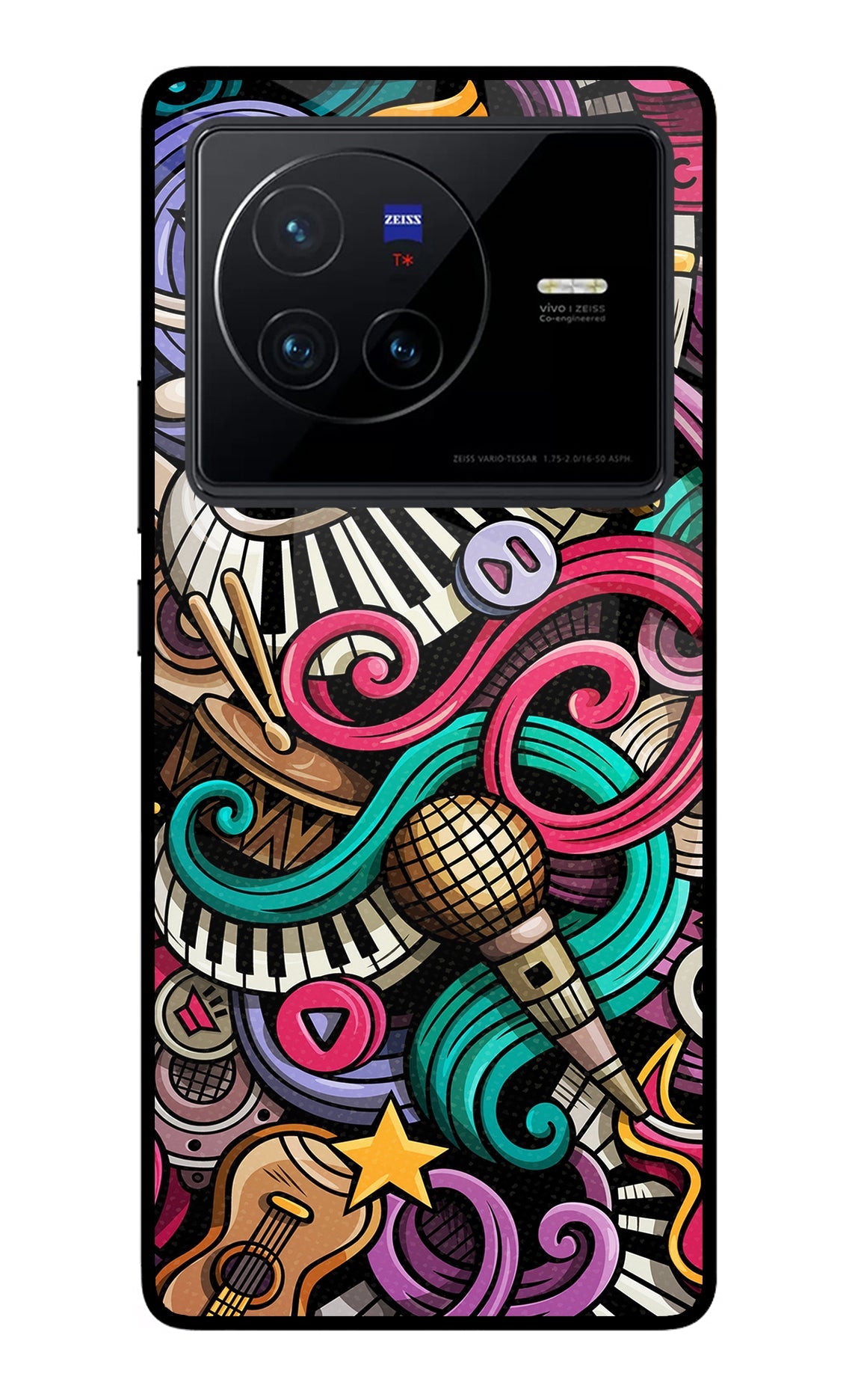 Music Abstract Vivo X80 Back Cover