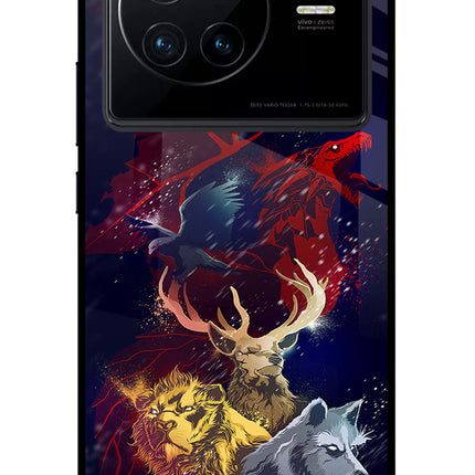Game Of Thrones Vivo X80 Glass Case