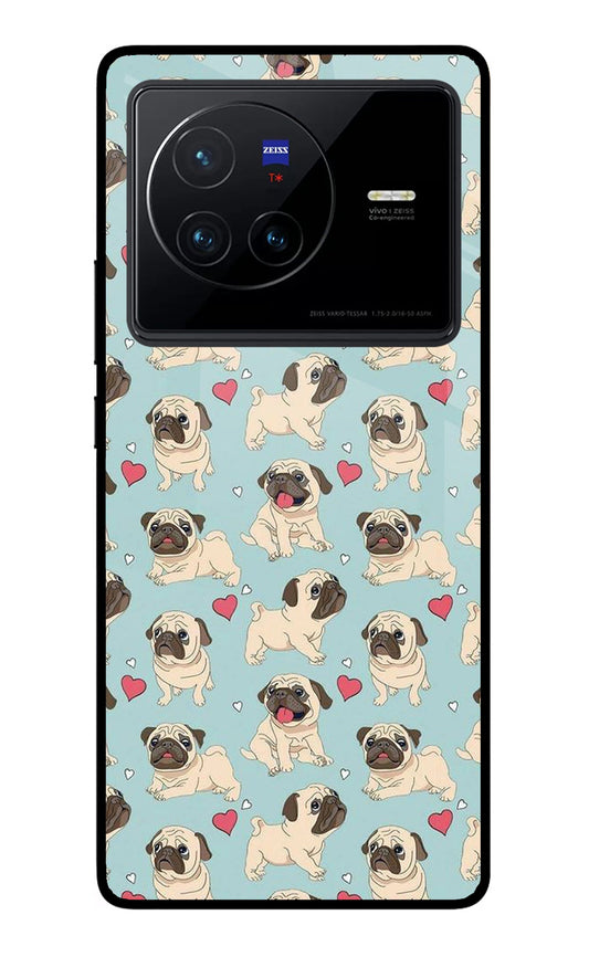 Pug Dog Vivo X80 Glass Case