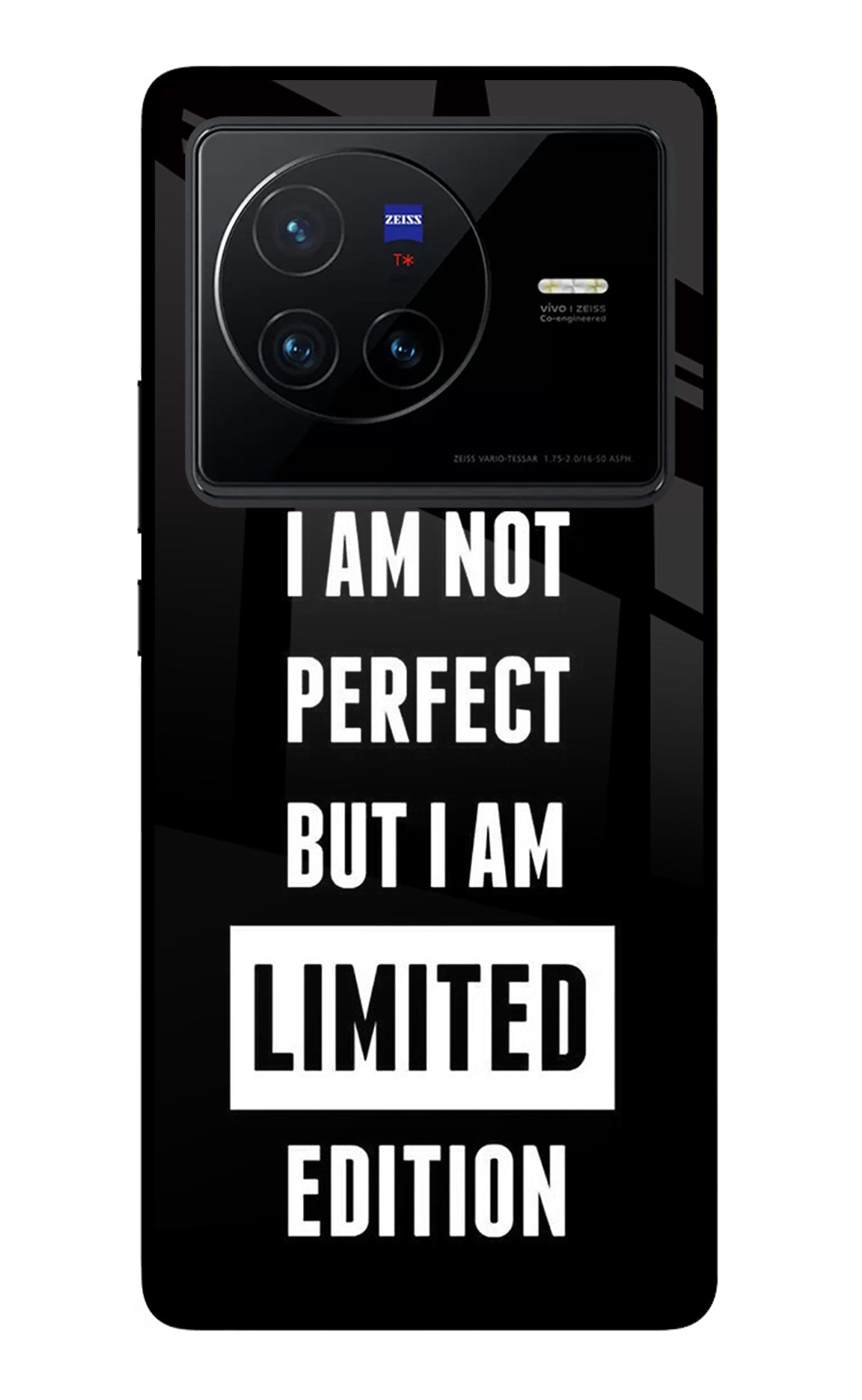 I Am Not Perfect But I Am Limited Edition Vivo X80 Back Cover