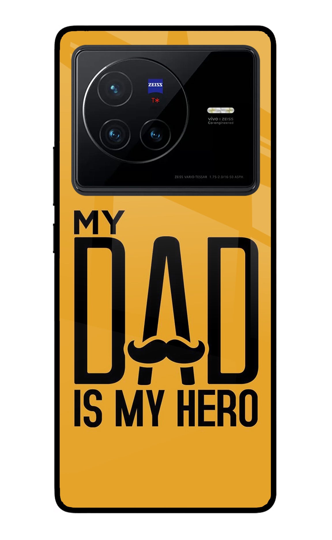 My Dad Is My Hero Vivo X80 Glass Case