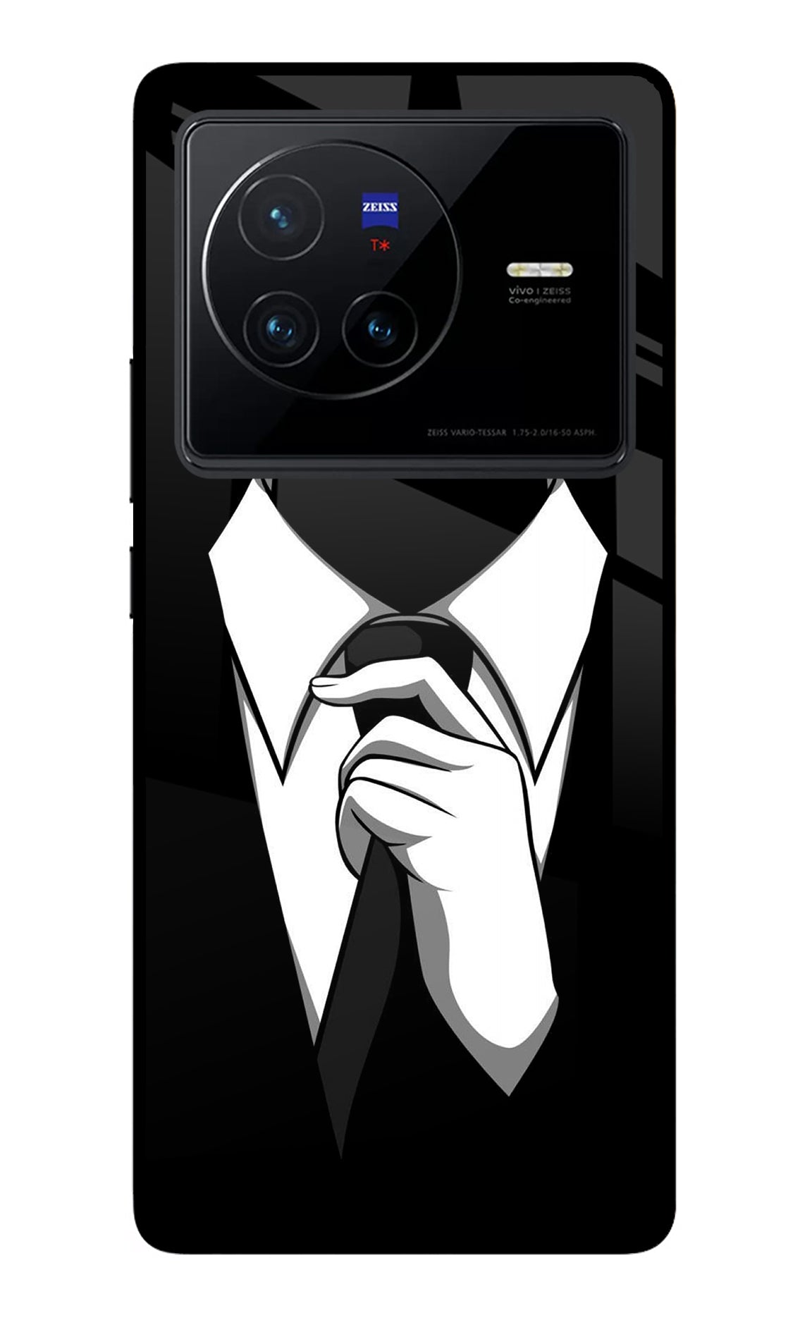 Black Tie Vivo X80 Back Cover