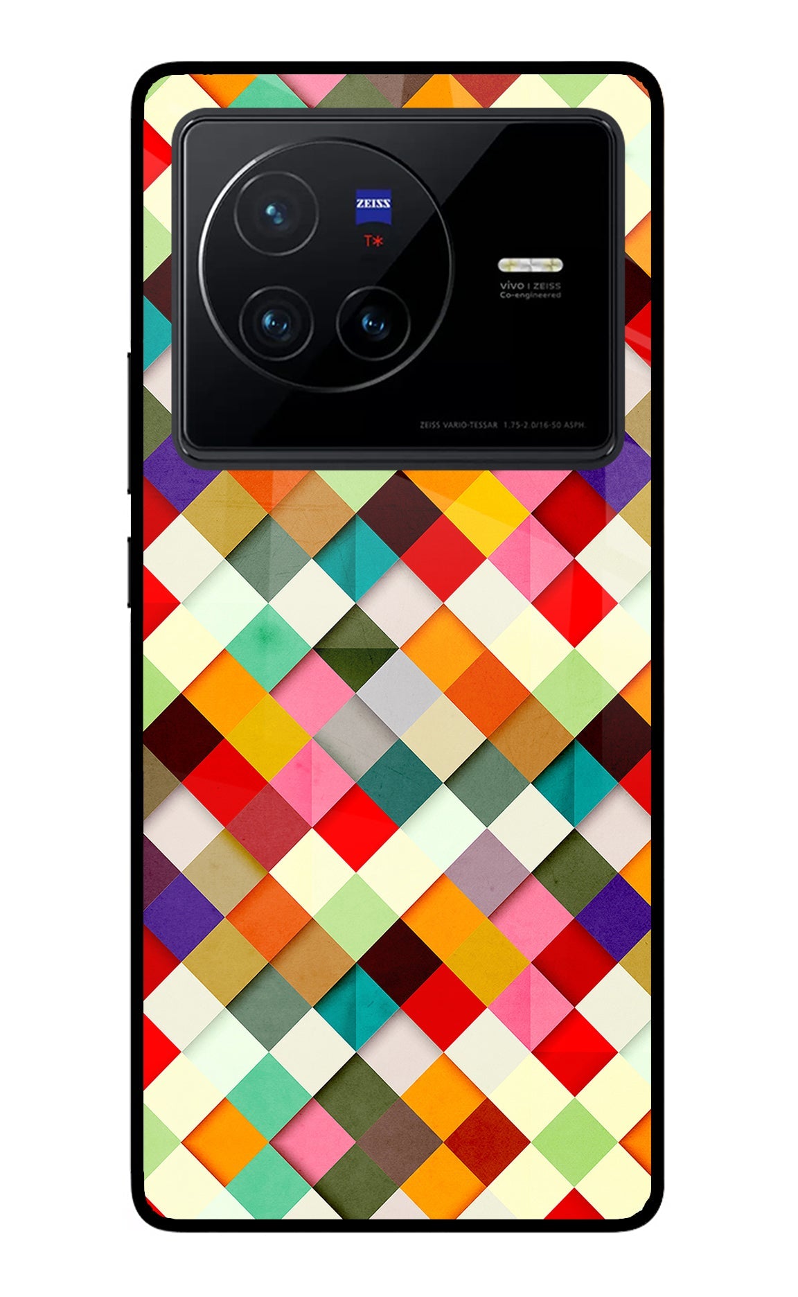 Geometric Abstract Colorful Vivo X80 Back Cover