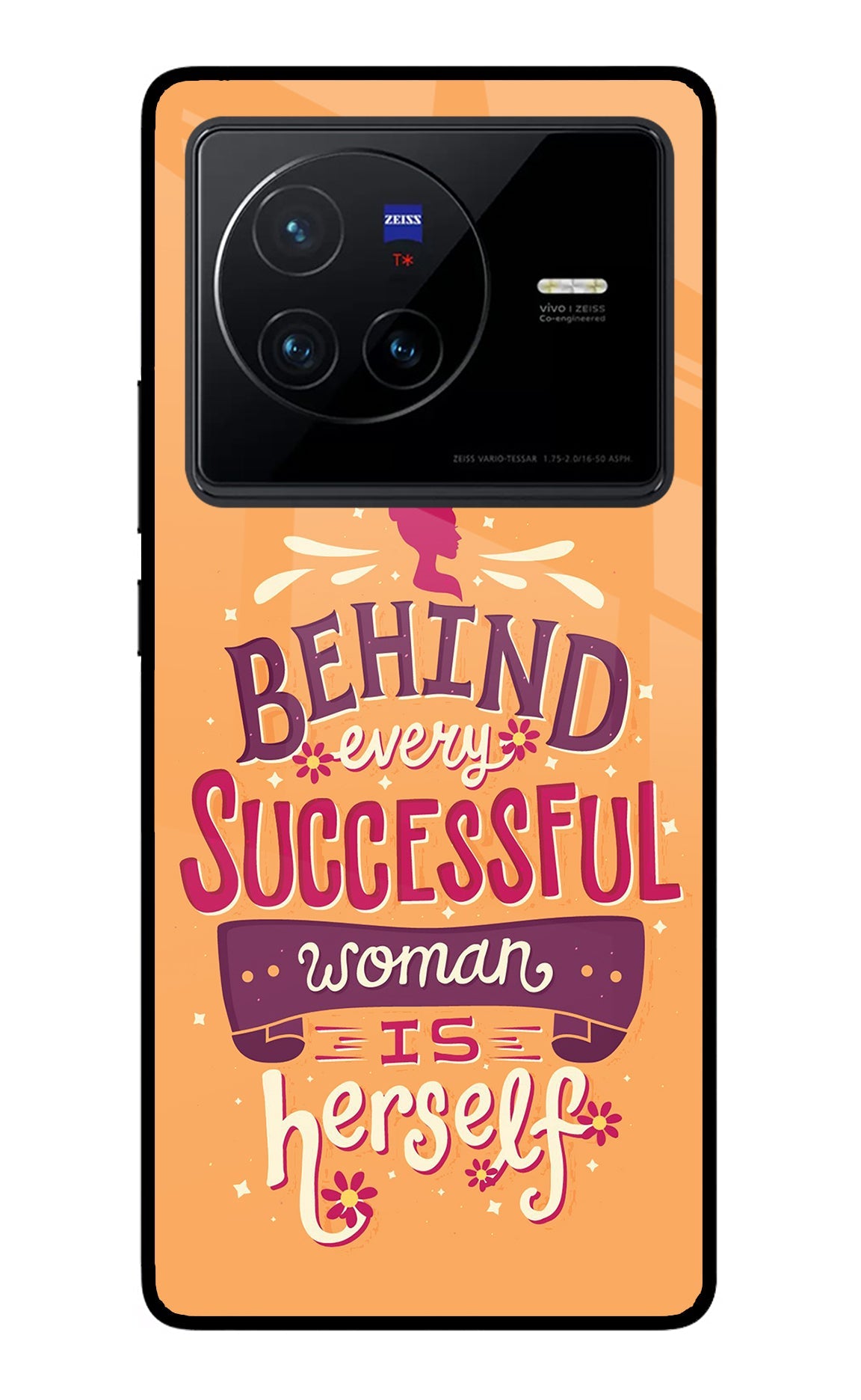 Behind Every Successful Woman There Is Herself Vivo X80 Back Cover