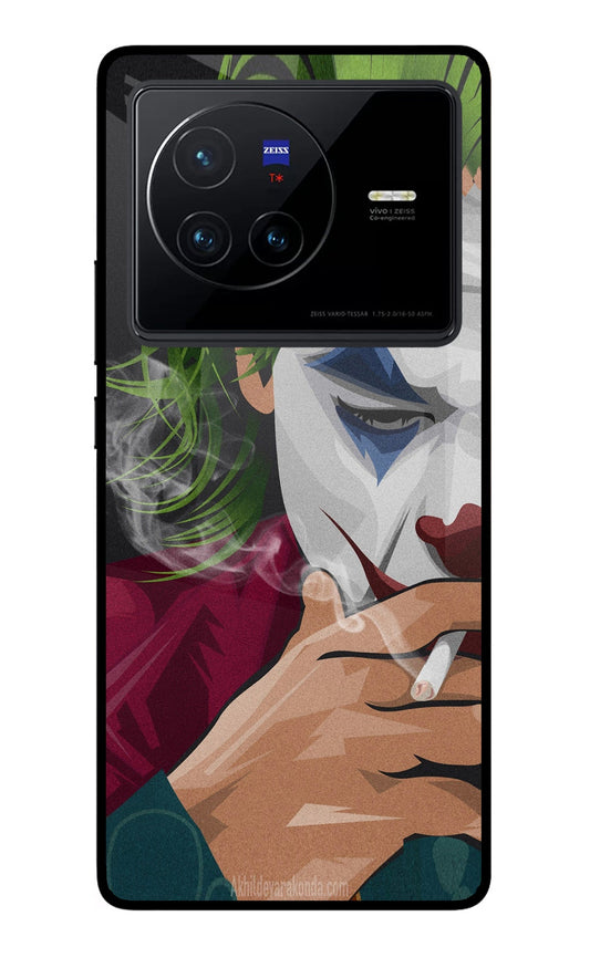 Joker Smoking Vivo X80 Glass Case