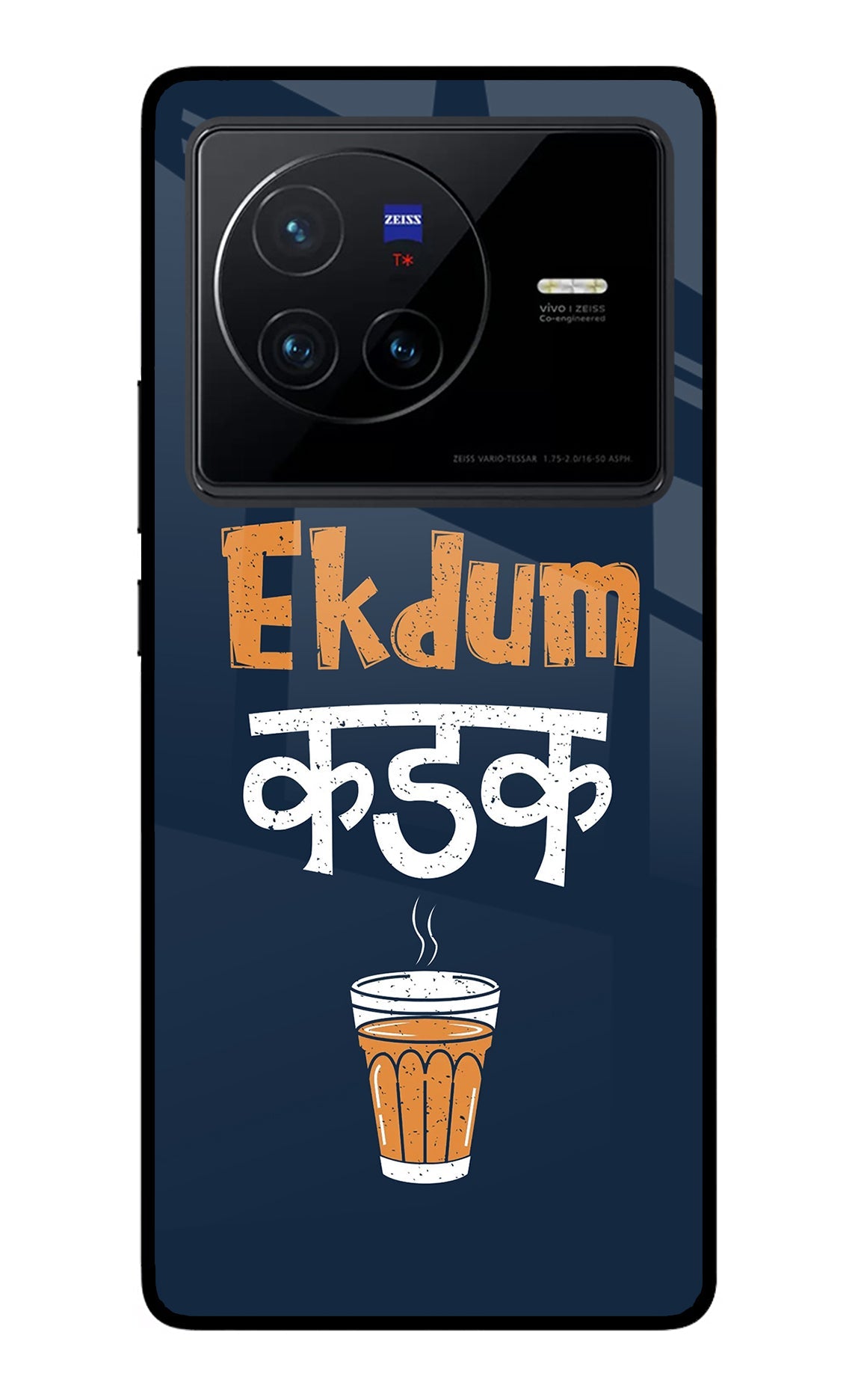 Ekdum Kadak Chai Vivo X80 Glass Case