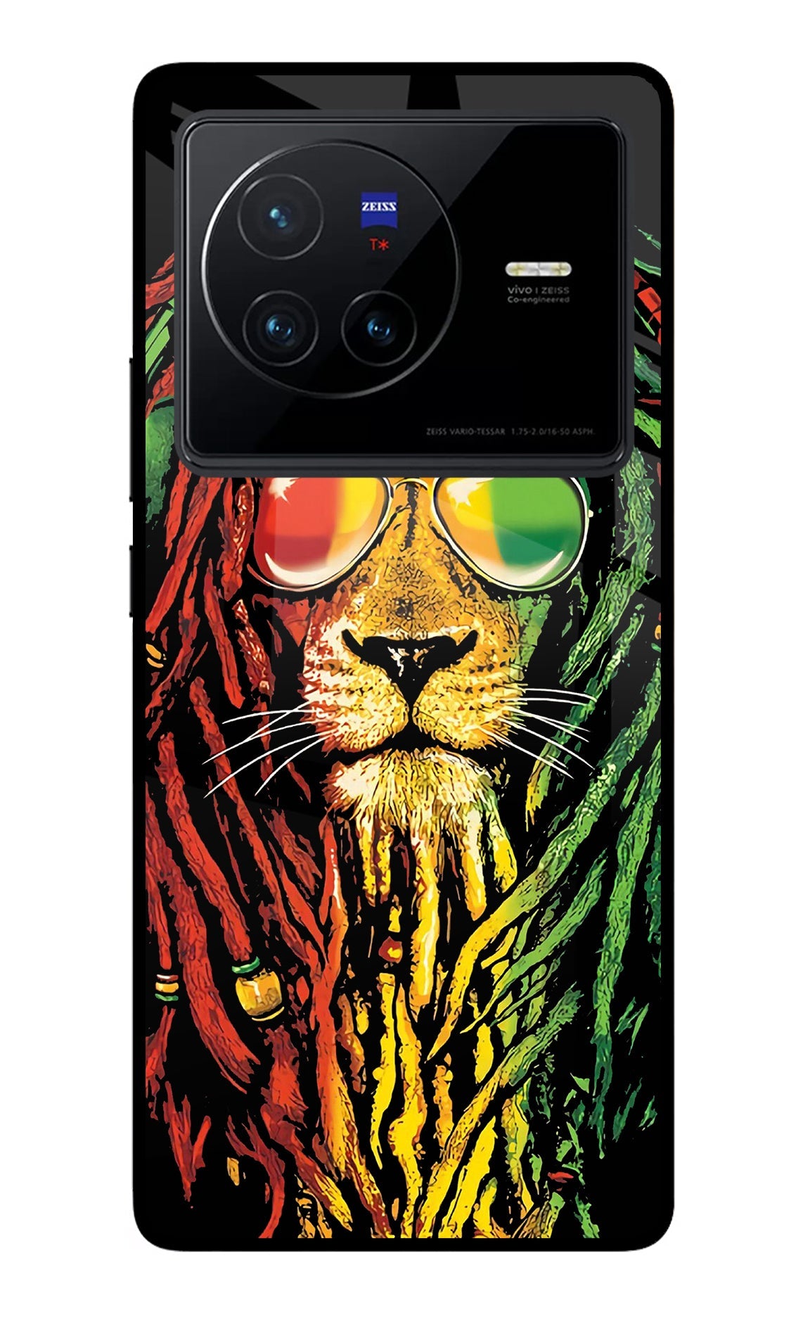 Rasta Lion Vivo X80 Back Cover