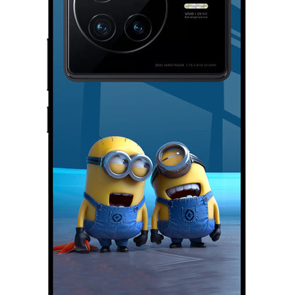Minion Laughing Vivo X80 Glass Case