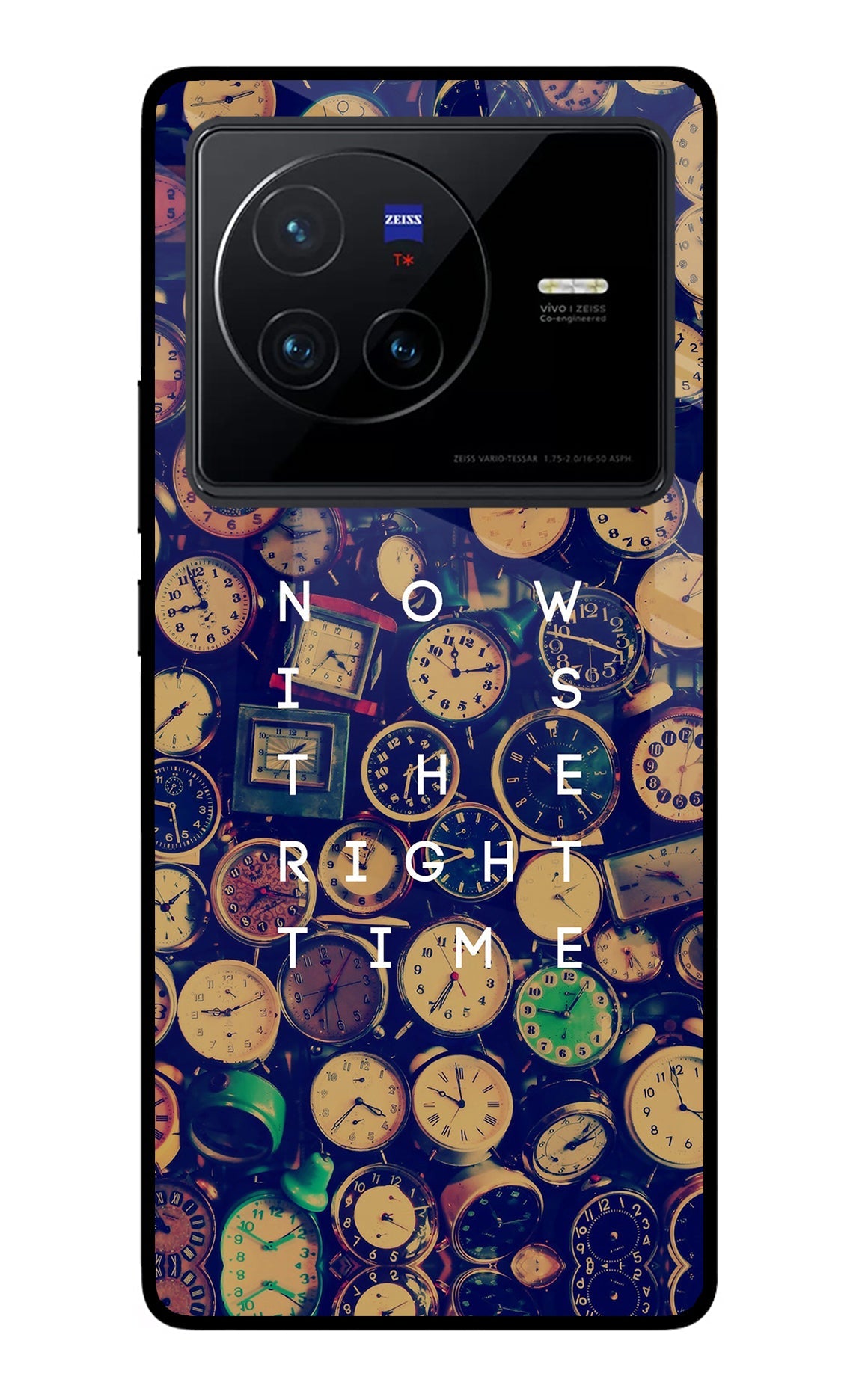 Now is the Right Time Quote Vivo X80 Back Cover