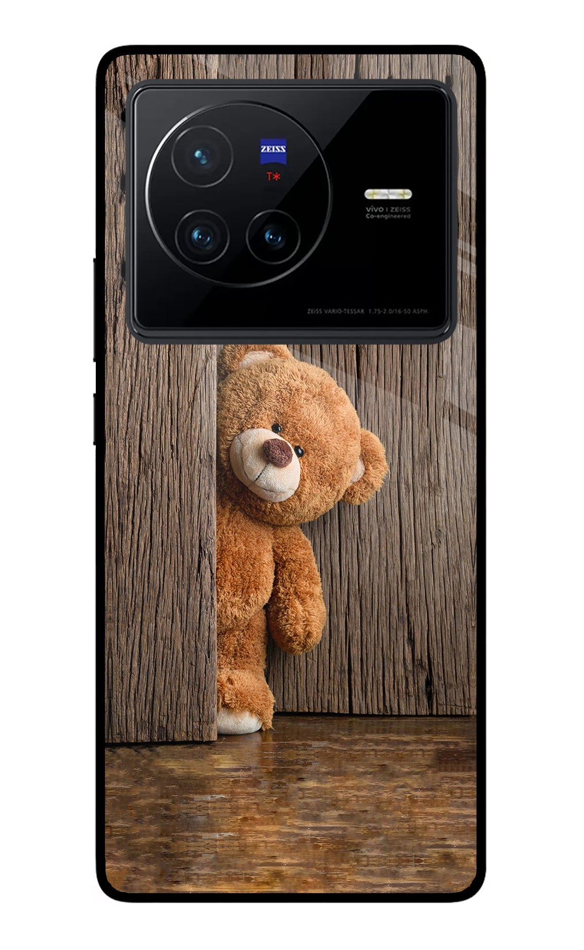 Teddy Wooden Vivo X80 Back Cover