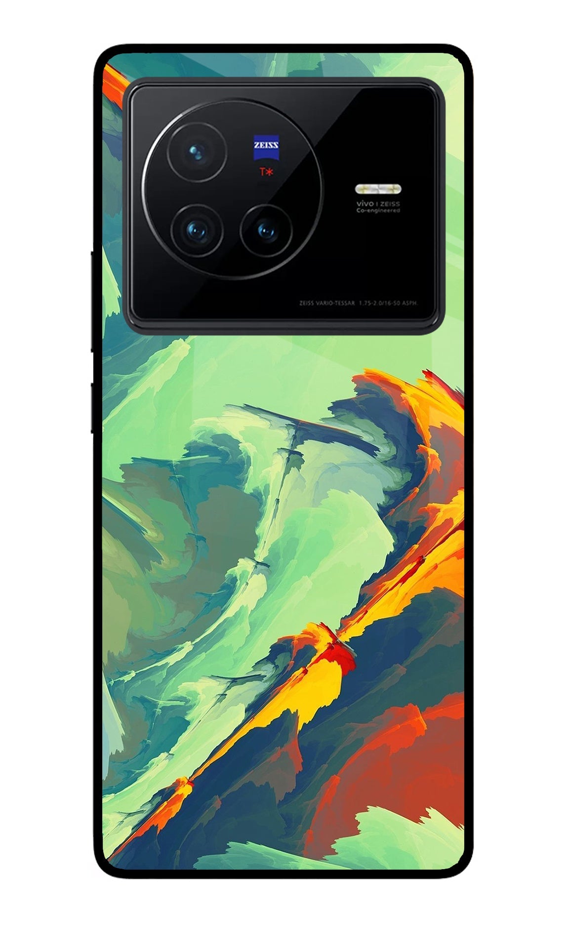 Paint Art Vivo X80 Glass Case