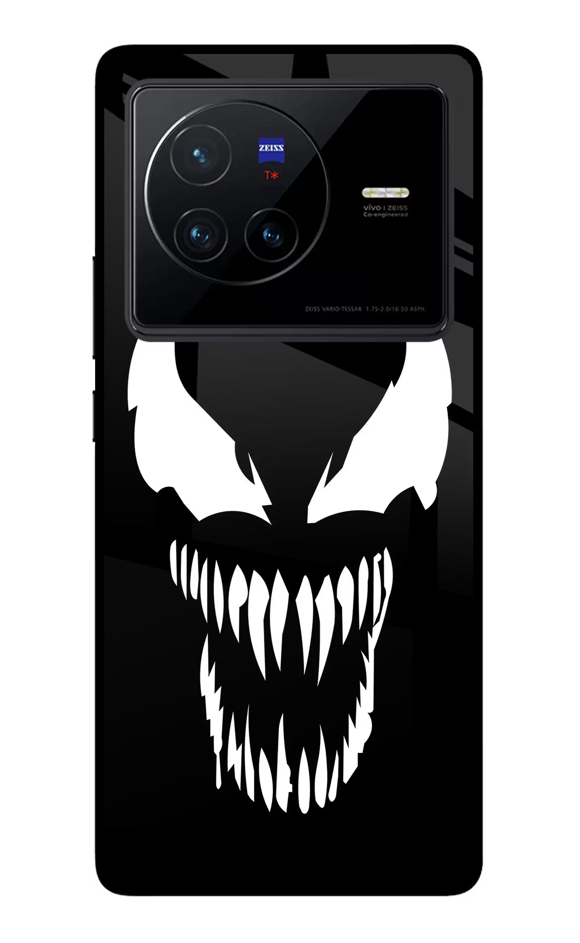 Venom Vivo X80 Glass Case Back Cover by Casekaro