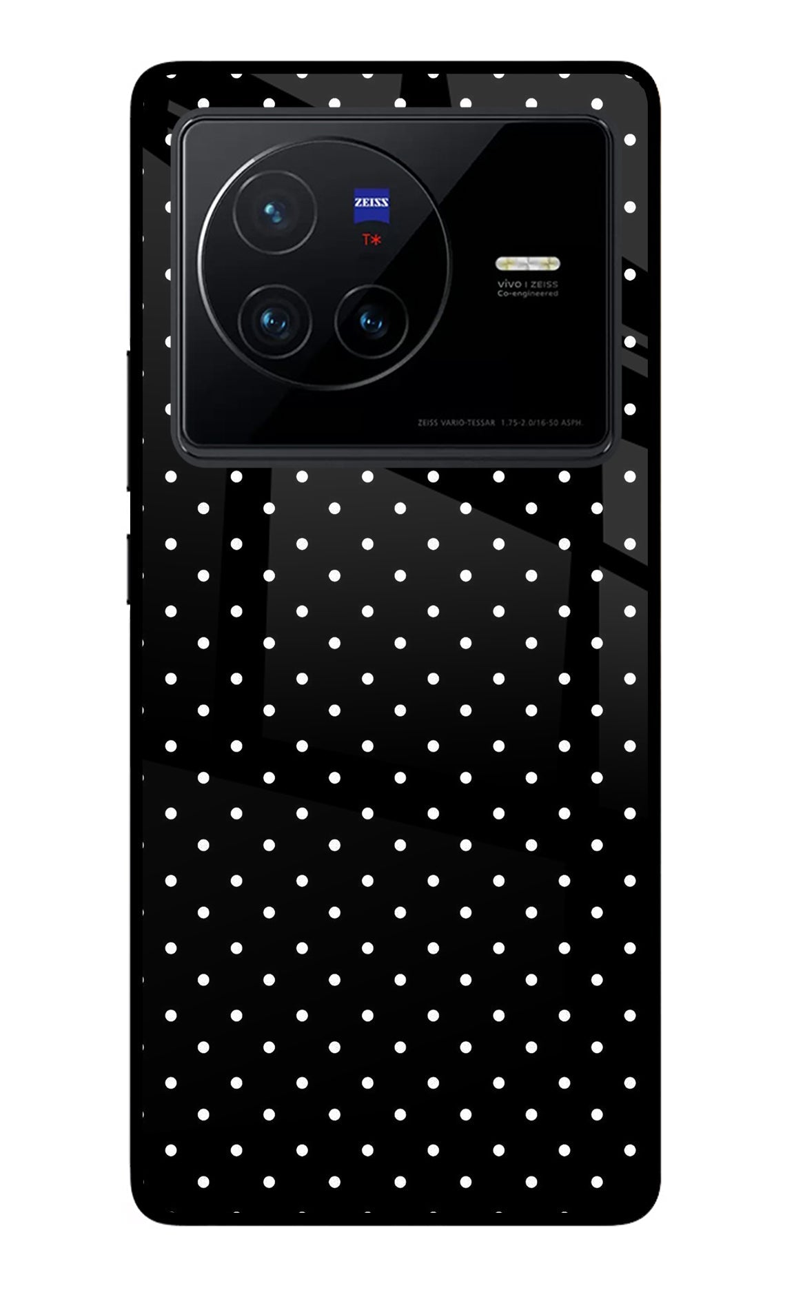 White Dots Vivo X80 Back Cover