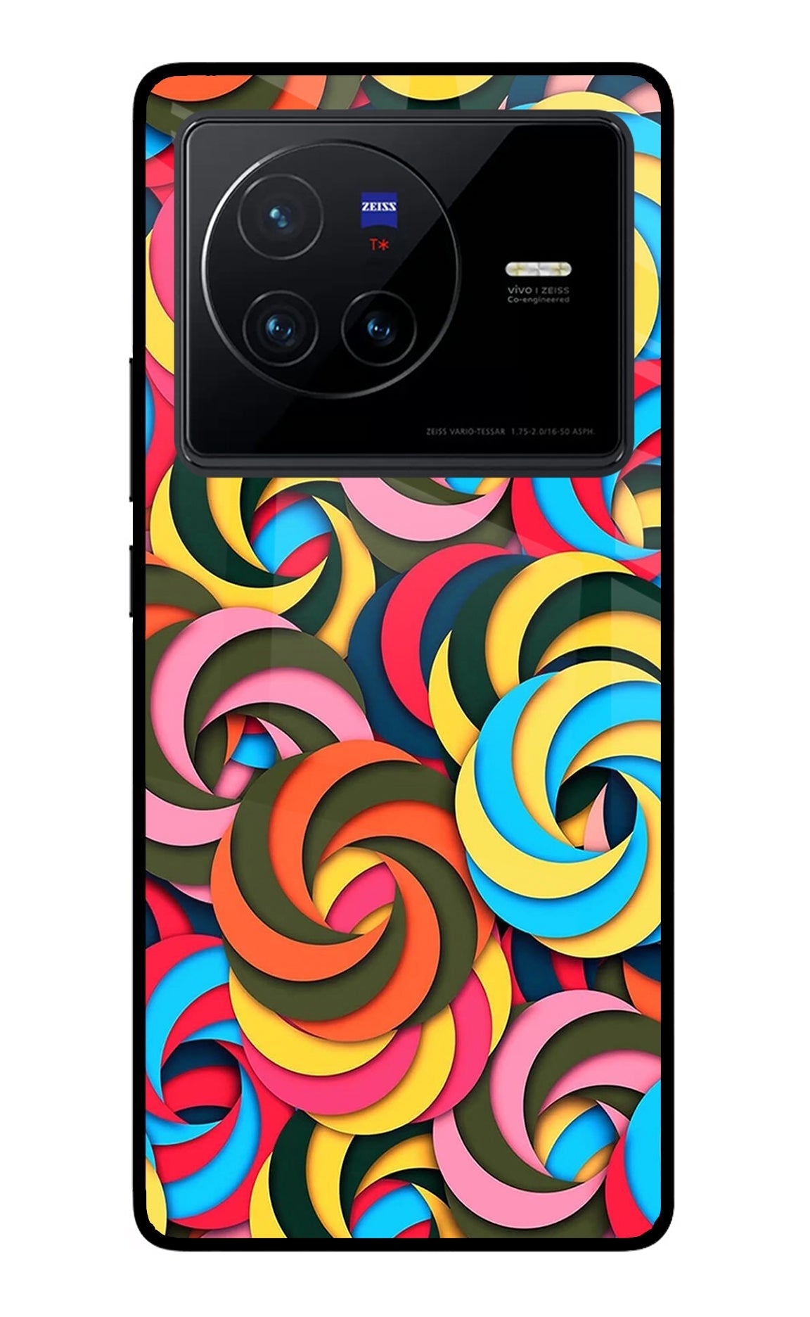 Spiral Pattern Vivo X80 Back Cover