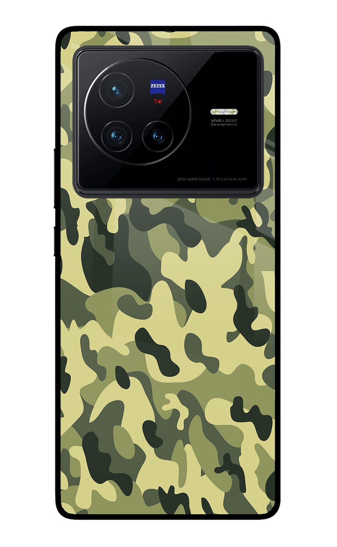 Camouflage Vivo X80 Back Cover