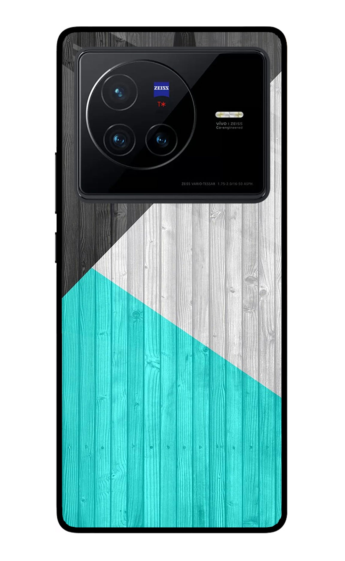 Wooden Abstract Vivo X80 Back Cover