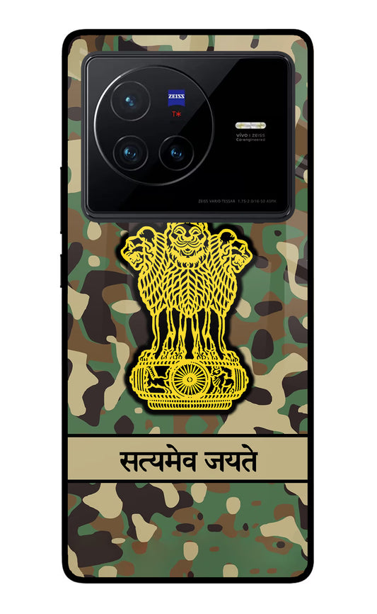 Satyamev Jayate Army Vivo X80 Glass Case