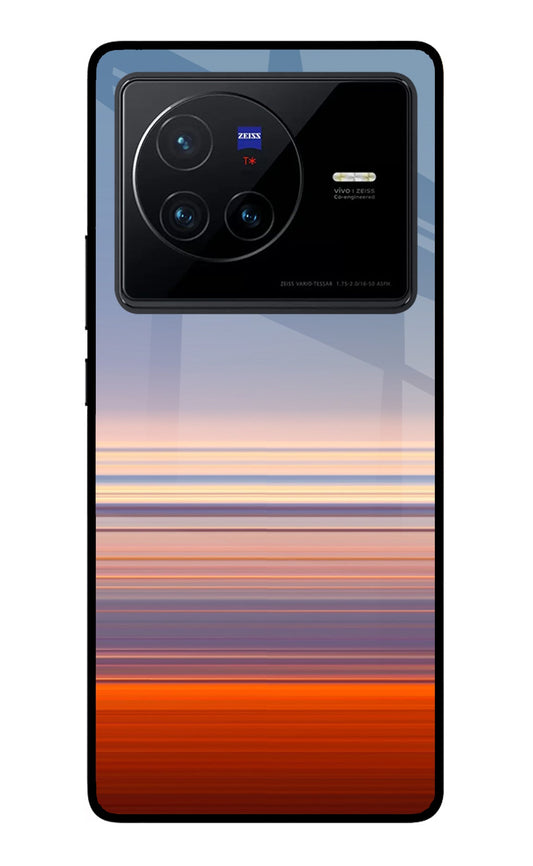 Morning Colors Vivo X80 Glass Case