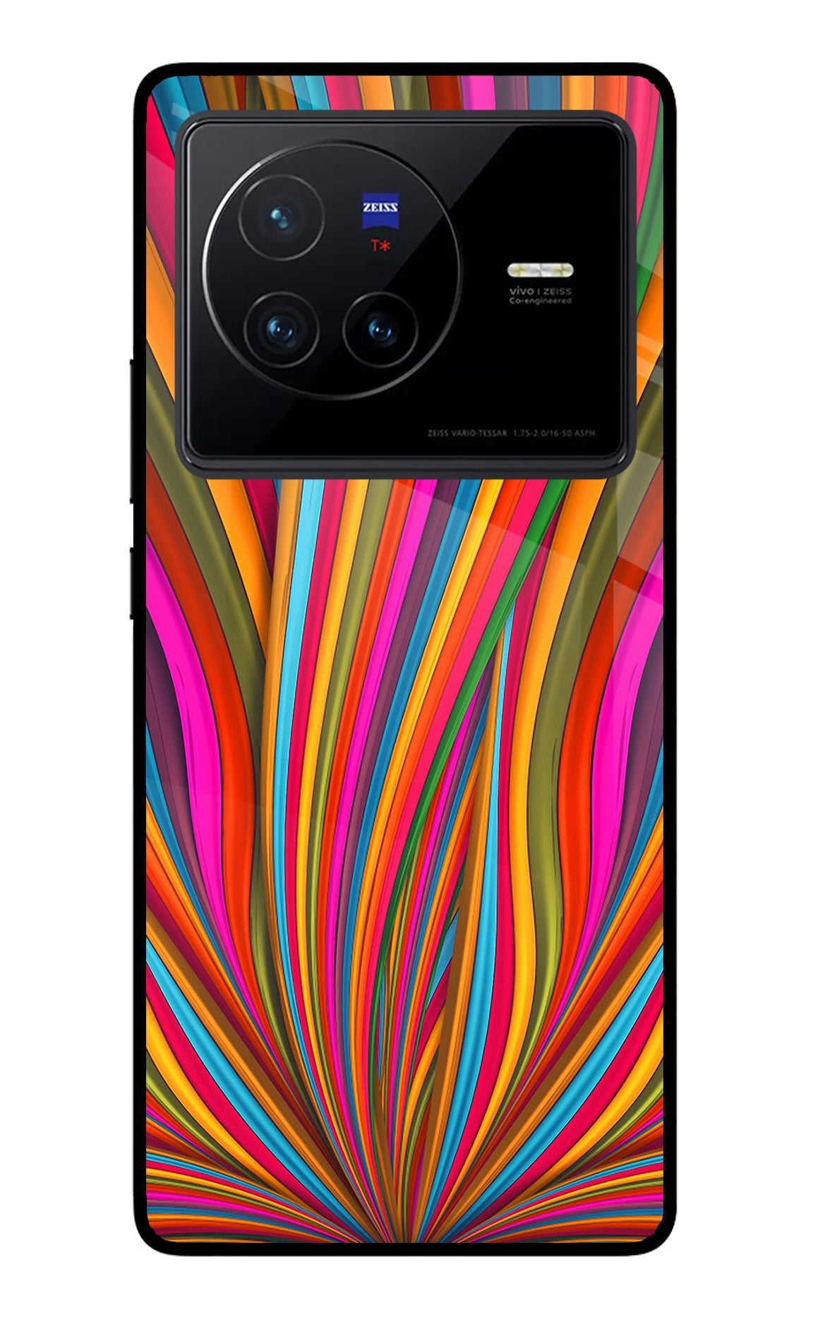 Trippy Wavy Vivo X80 Back Cover