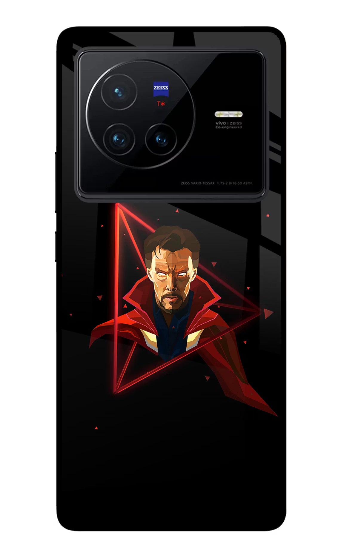 Doctor Ordinary Vivo X80 Glass Case Back Cover by Casekaro