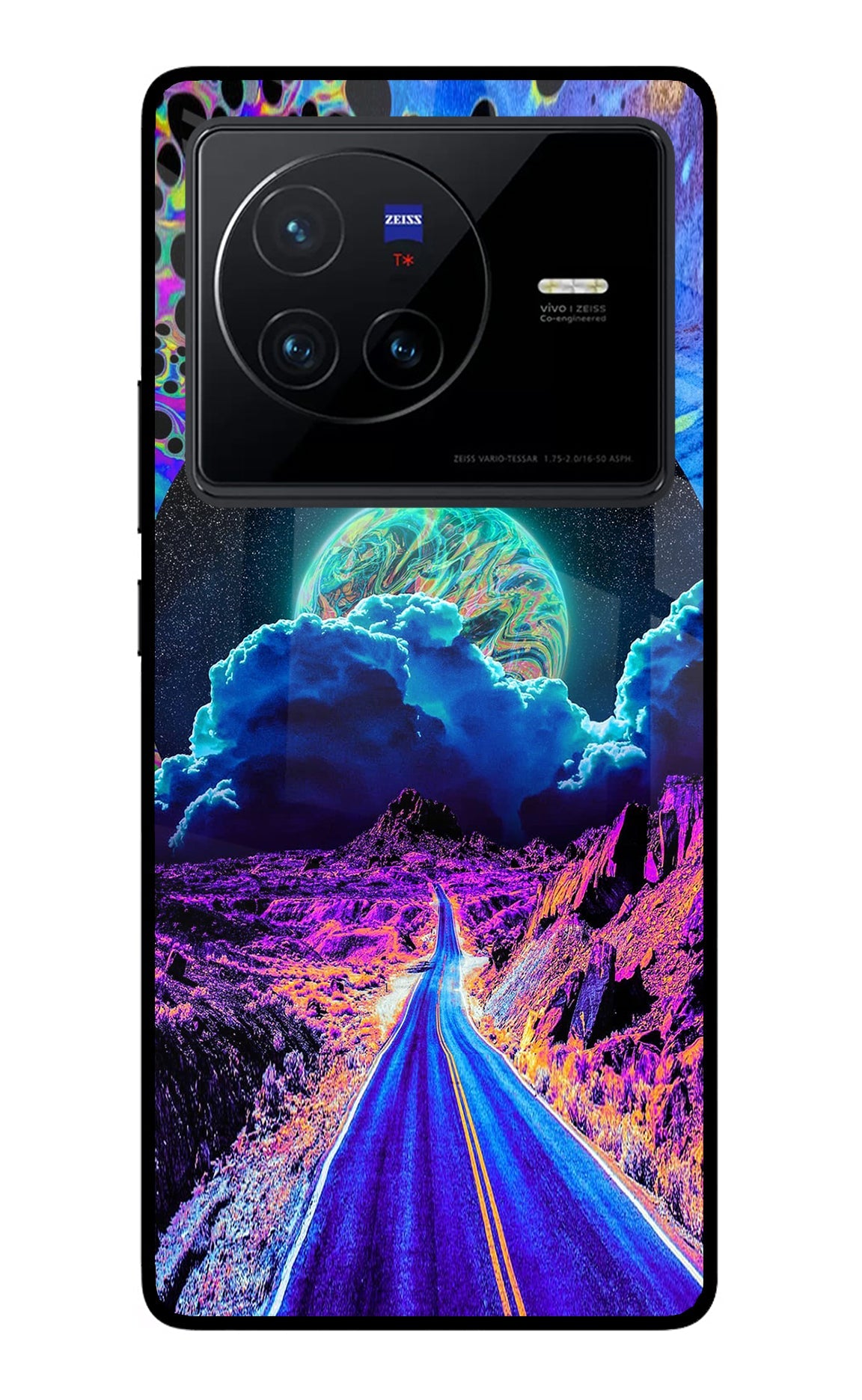 Psychedelic Painting Vivo X80 Back Cover