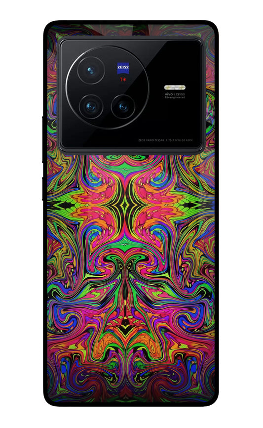 Psychedelic Art Vivo X80 Glass Case