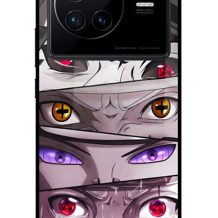 Naruto Anime Vivo X80 Glass Case Back Cover by Casekaro