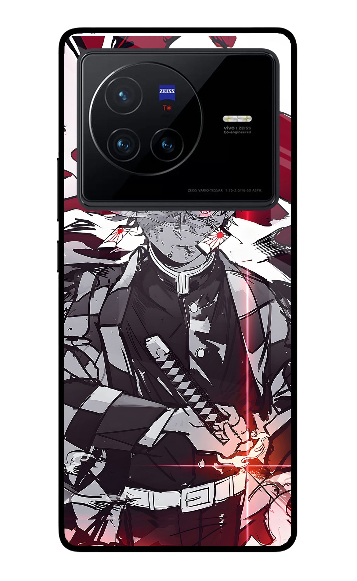 Demon Slayer Vivo X80 Glass Case