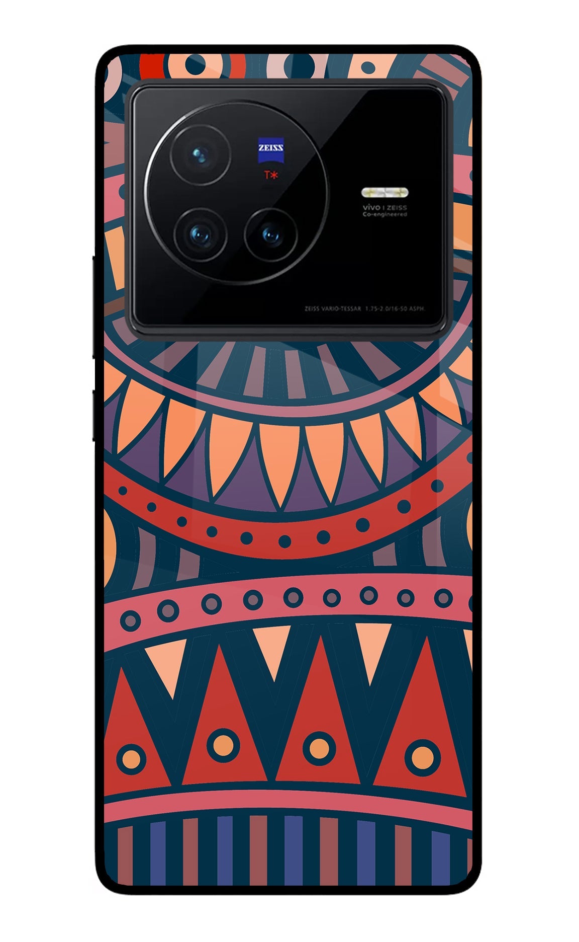 African Culture Design Vivo X80 Glass Case