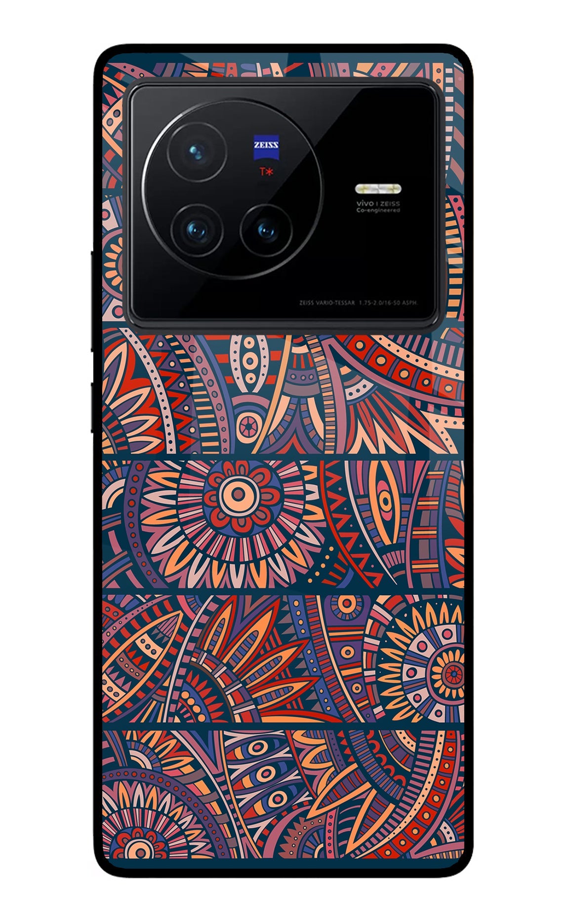 African Culture Design Vivo X80 Glass Case