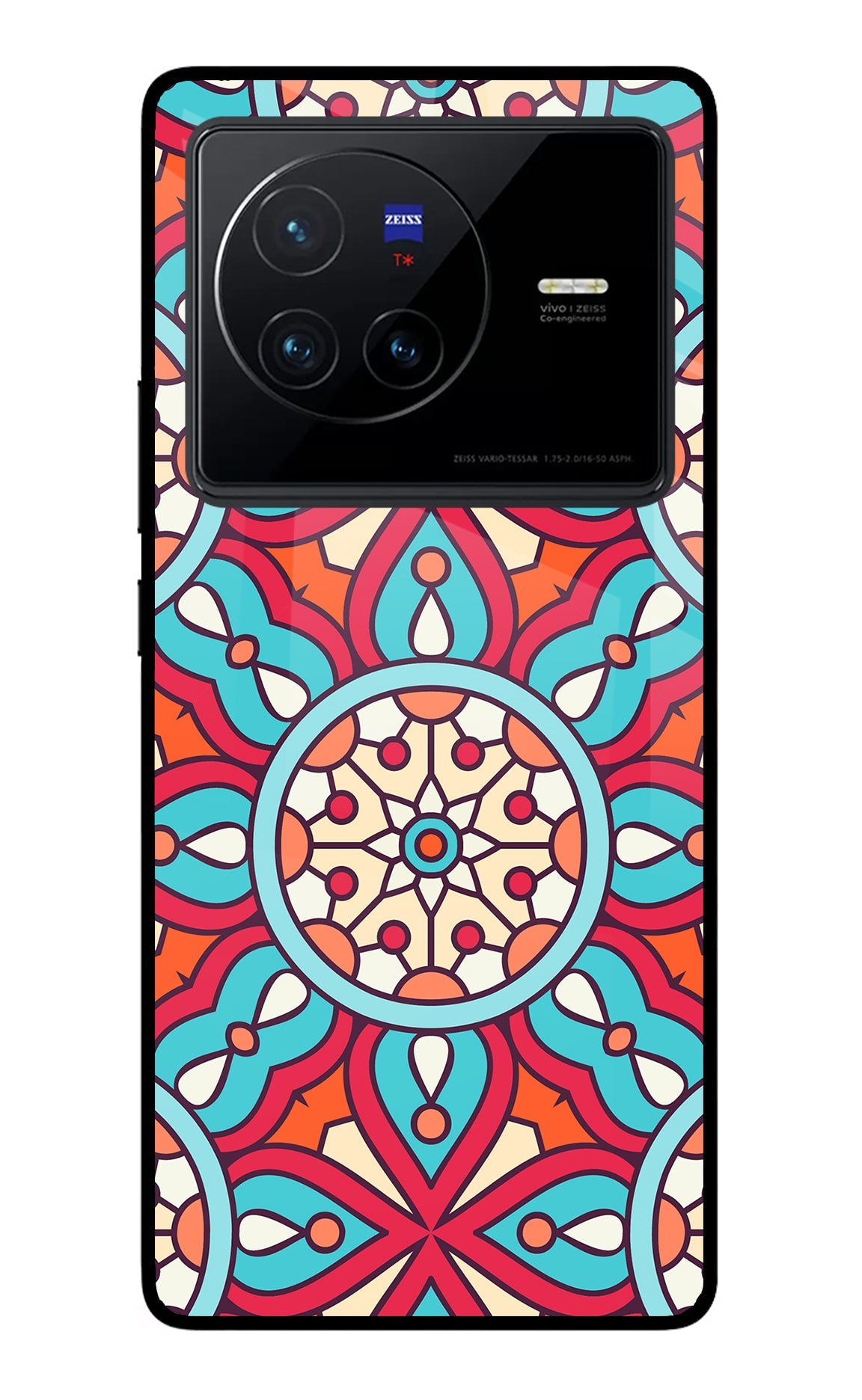 Mandala Geometric Vivo X80 Glass Case