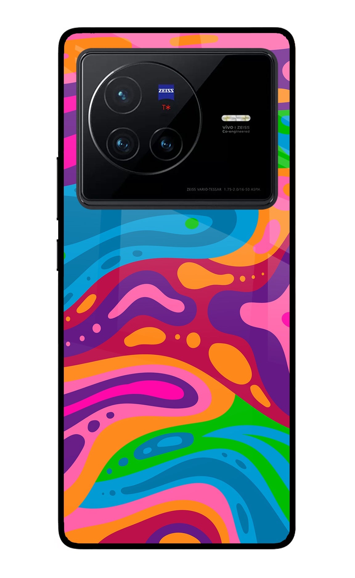 Trippy Pattern Vivo X80 Back Cover