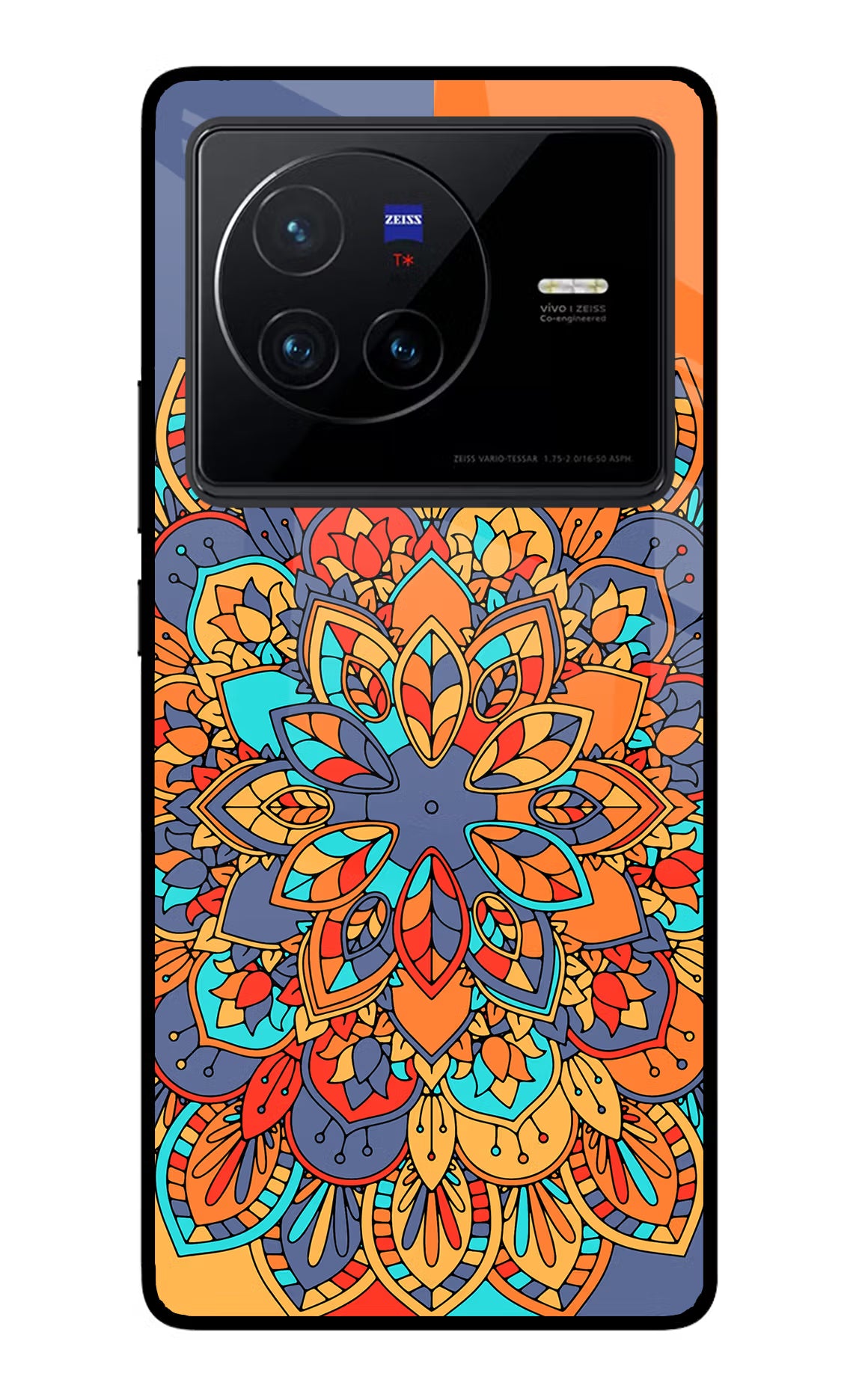 Color Mandala Vivo X80 Glass Case