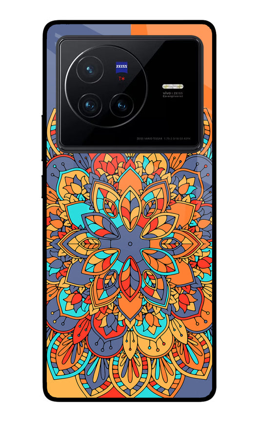 Color Mandala Vivo X80 Glass Case