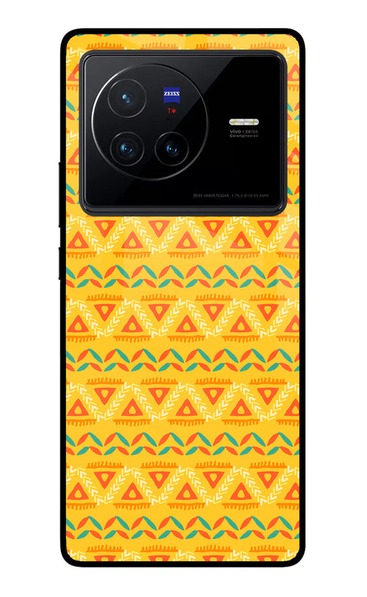 Tribal Pattern Vivo X80 Glass Case