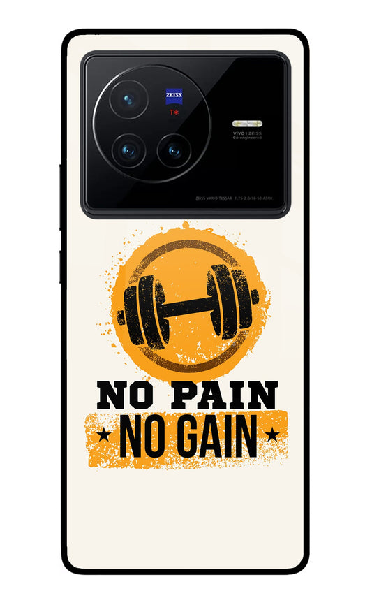 No Pain No Gain Vivo X80 Glass Case