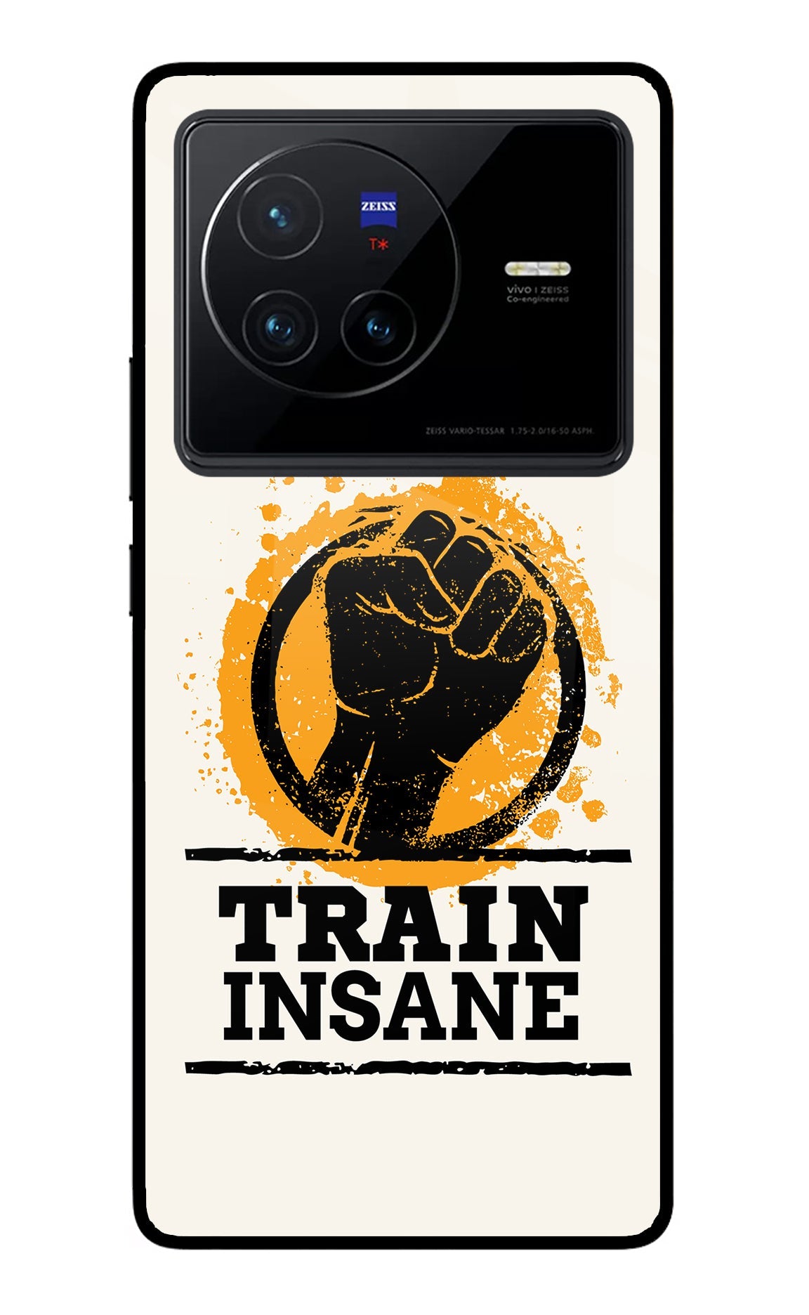 Train Insane Vivo X80 Glass Case