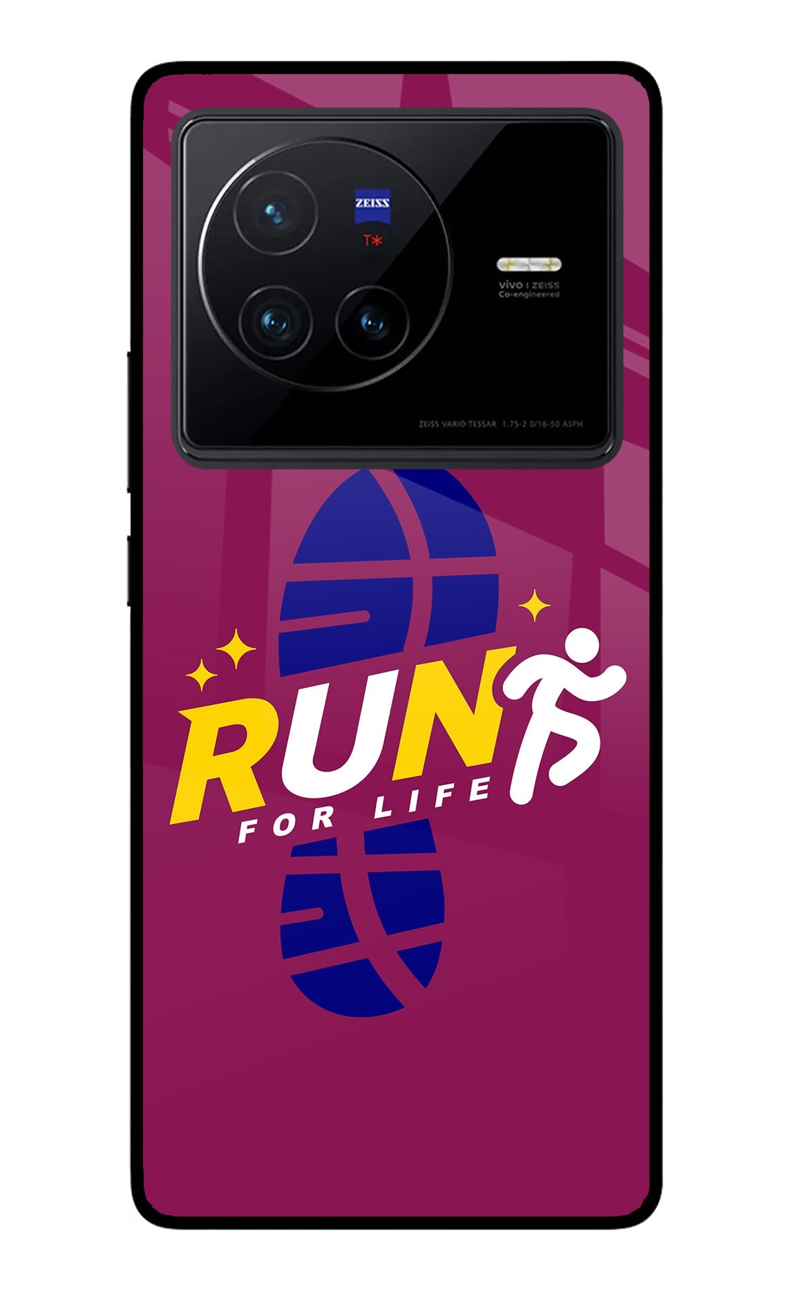 Run for Life Vivo X80 Back Cover