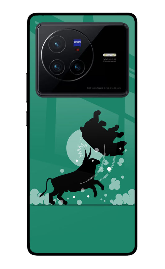 Bull Conqueror Vivo X80 Glass Case