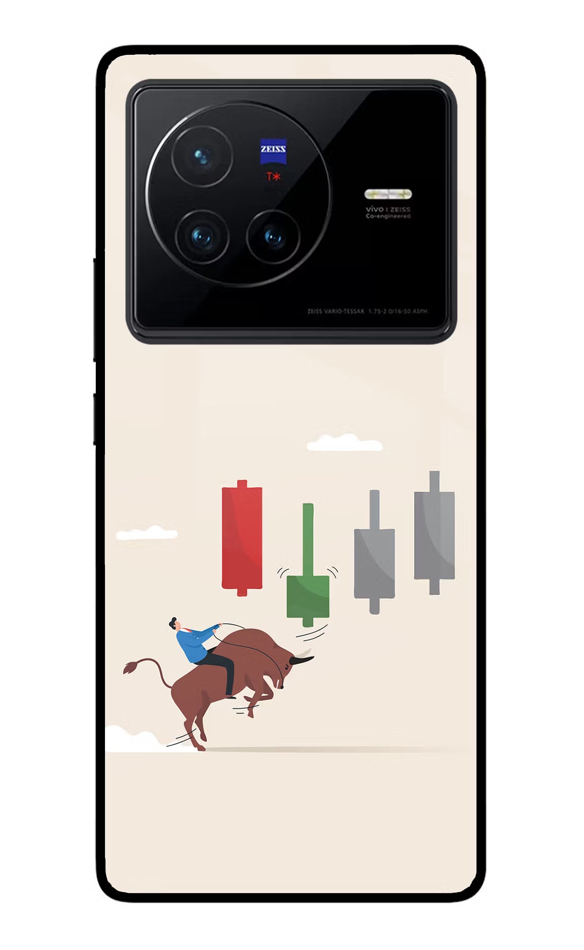 Bull Trading Momentum Vivo X80 Glass Case