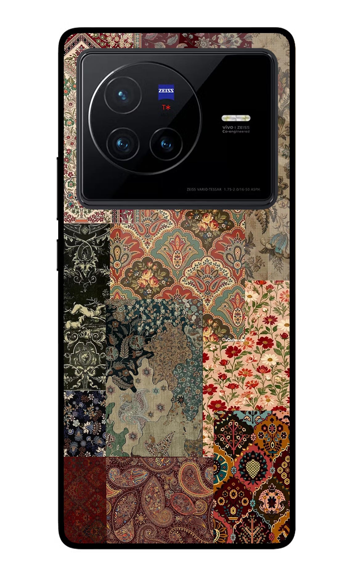 Desi Print Vivo X80 Glass Case