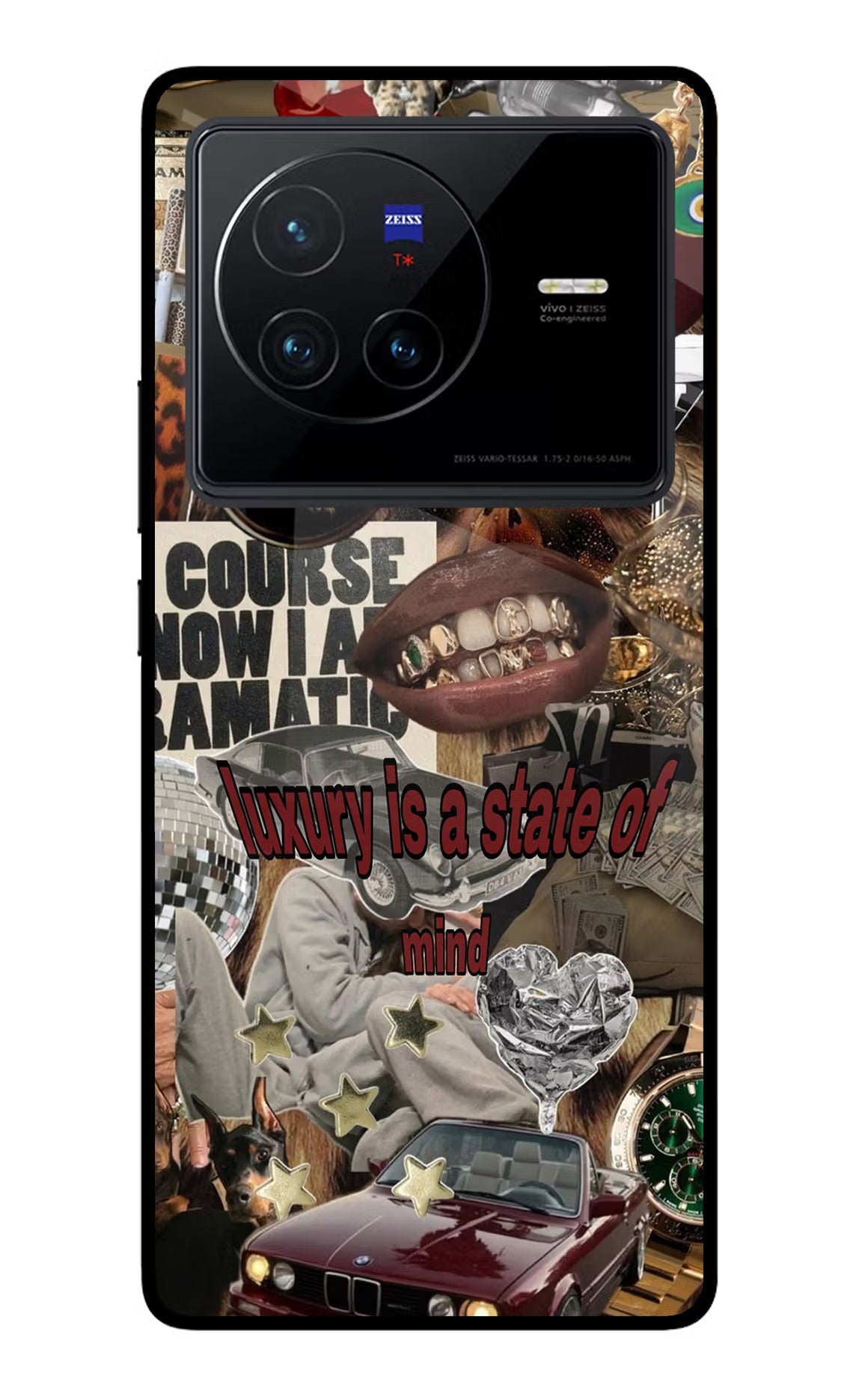 Luxury Vivo X80 Glass Case