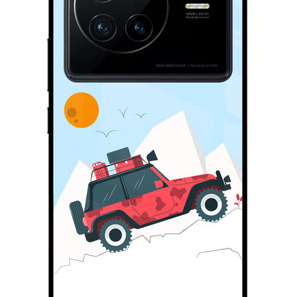 Mountain Trail Beast Vivo X80 Glass Case