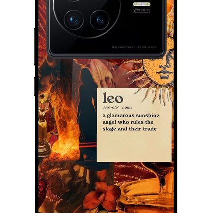 Leo Zodiac Vivo X80 Glass Case