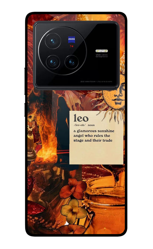 Leo Zodiac Vivo X80 Glass Case