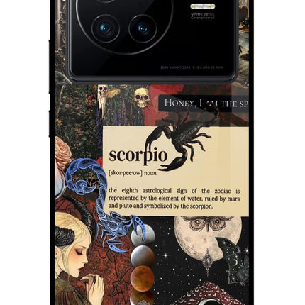 Scorpio Zodiac Vivo X80 Glass Case